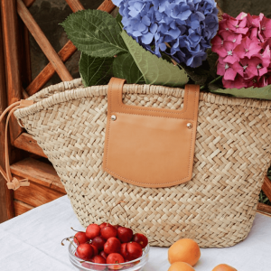 Flower Basket with Fruits - Image
